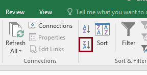 Cara Cepat Mengurutkan Data Dari Z ke A Dalam Excel